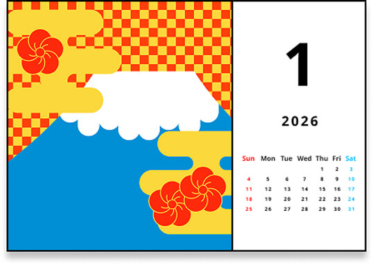 カレンダーのみ